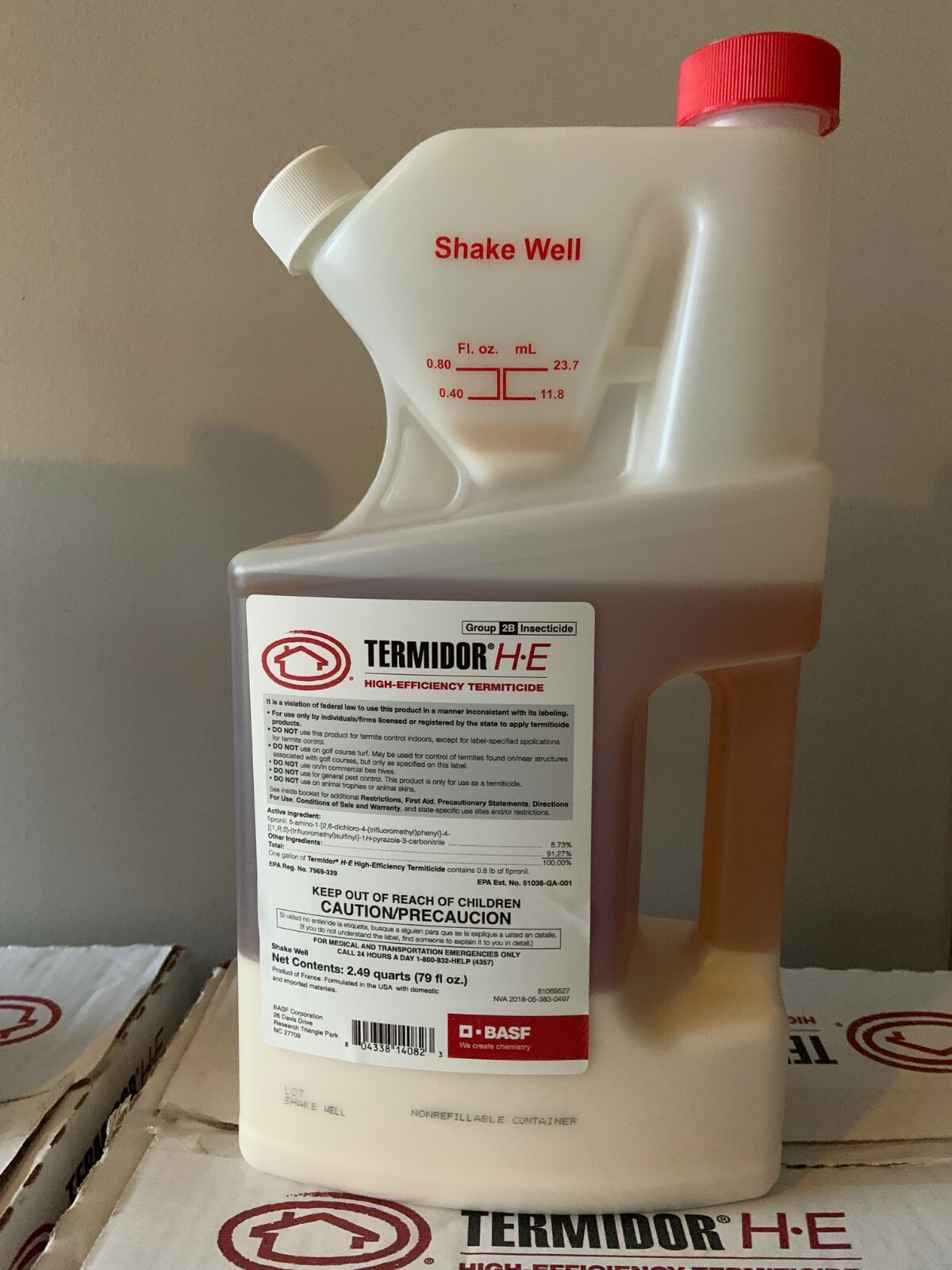 TERMIDOR HE 79 oz- Termidor HE High-Efficiency Termiticide Brand New Batch stock