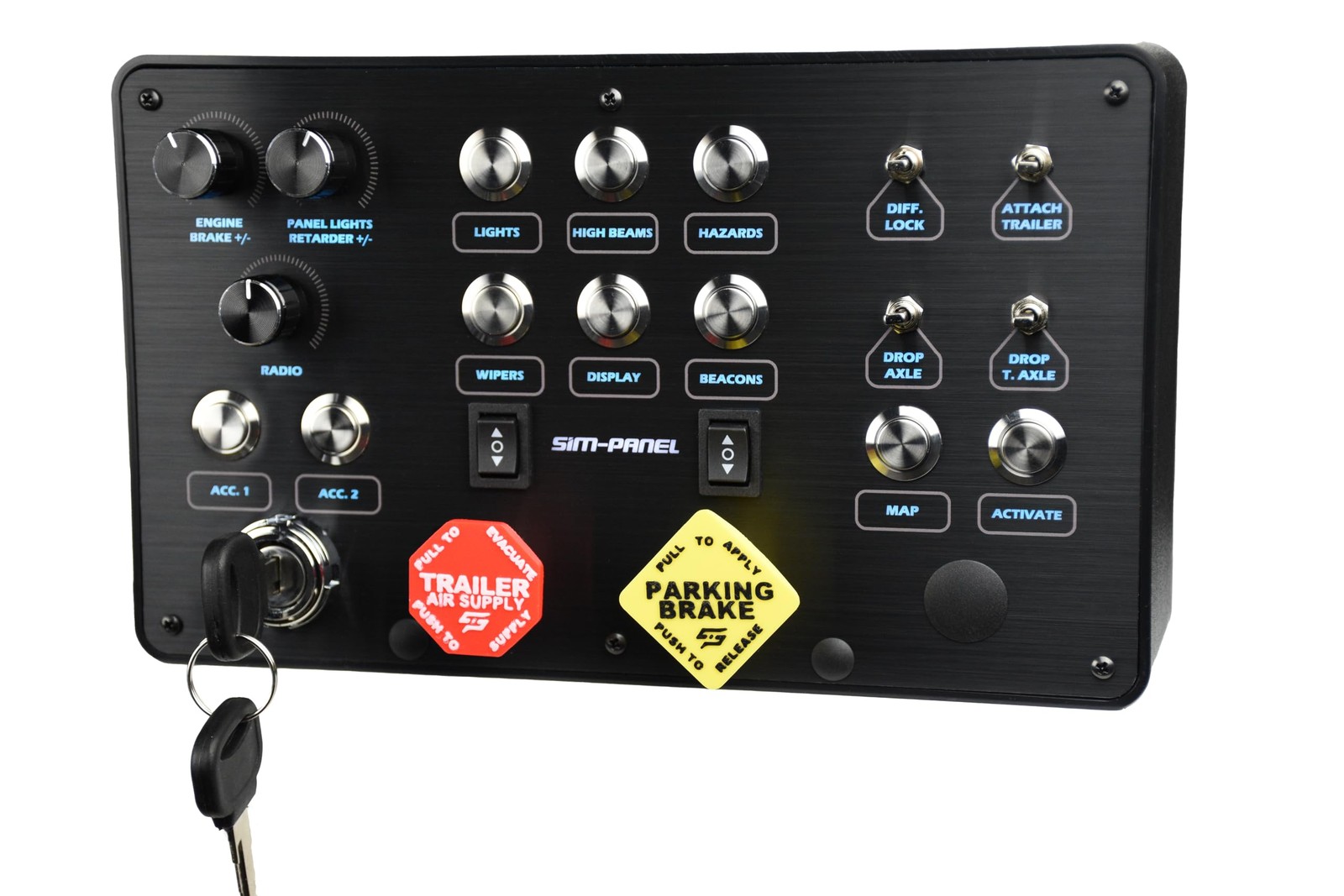 Sim-Panel Classic 2 Button Box for ATS/ETS2 (American Truck Simulator/Euro Truck