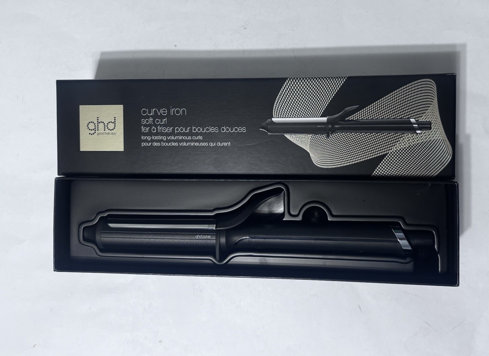 ghd 1 1/4 inch Soft Curl Iron - Black. Authentic.