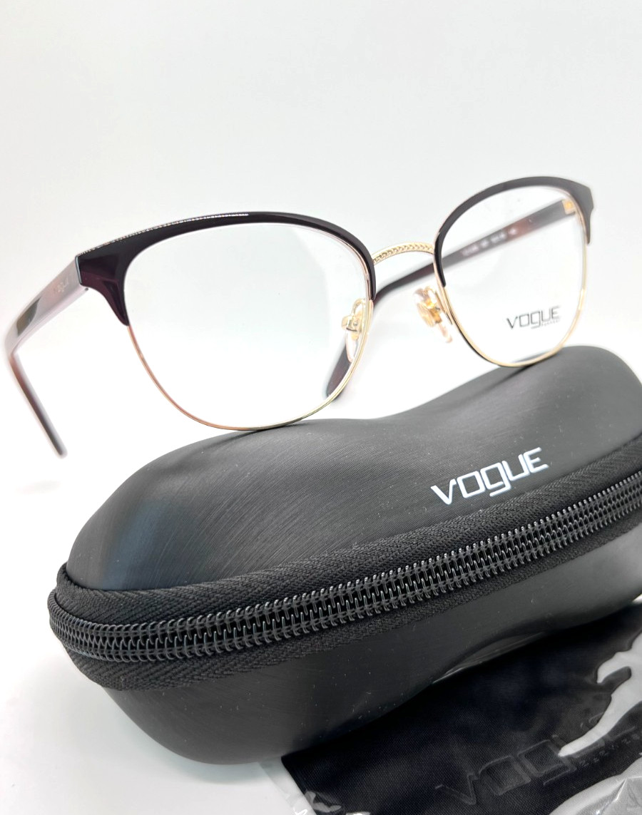 VOGUE 4088 997 Unisex Eyeglasses Frame 50-18-140mm Burgundy 100% Authentic