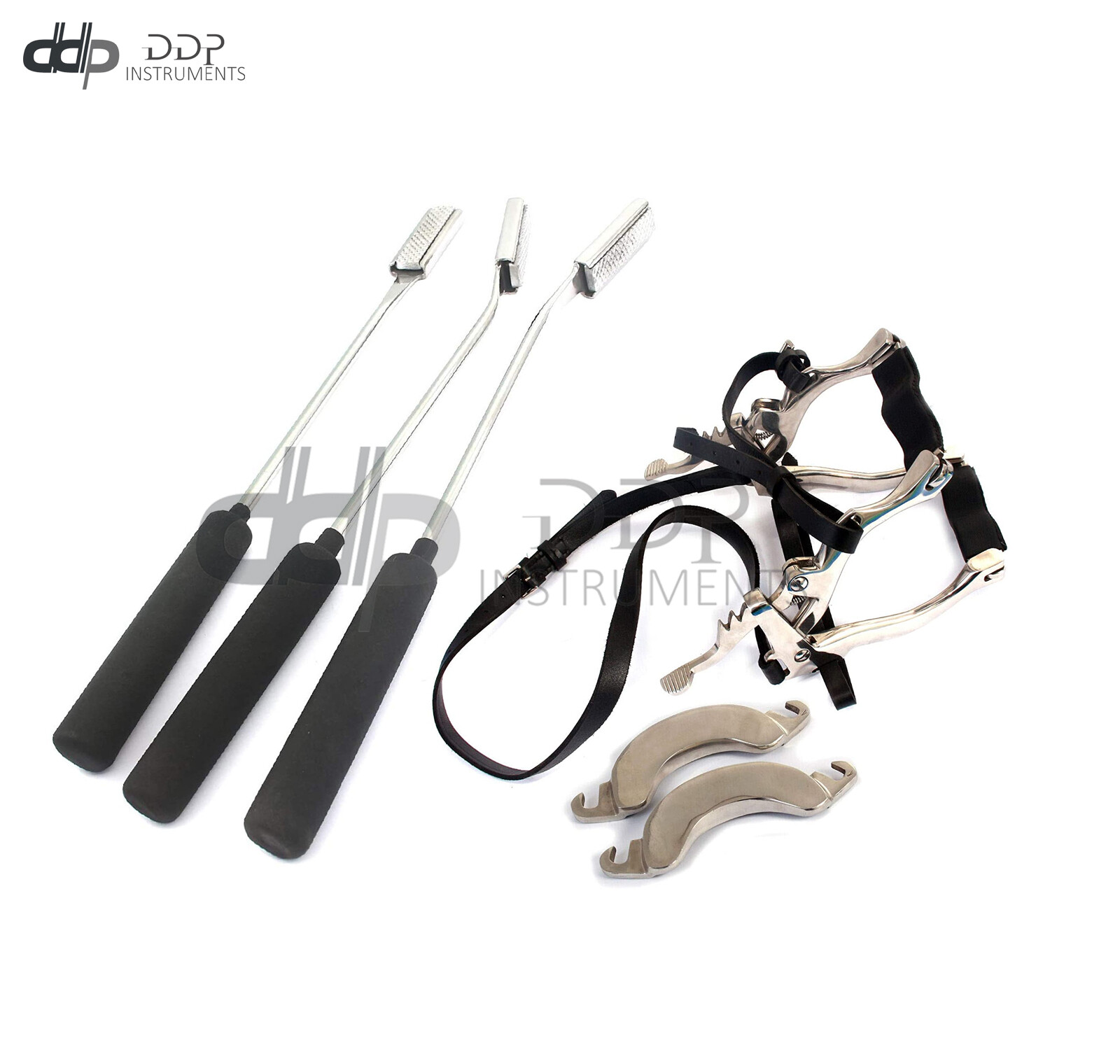3 Equine Dental Float Rasp Down,Up,Straight+Equine Horse Speculum Mouth Gag  