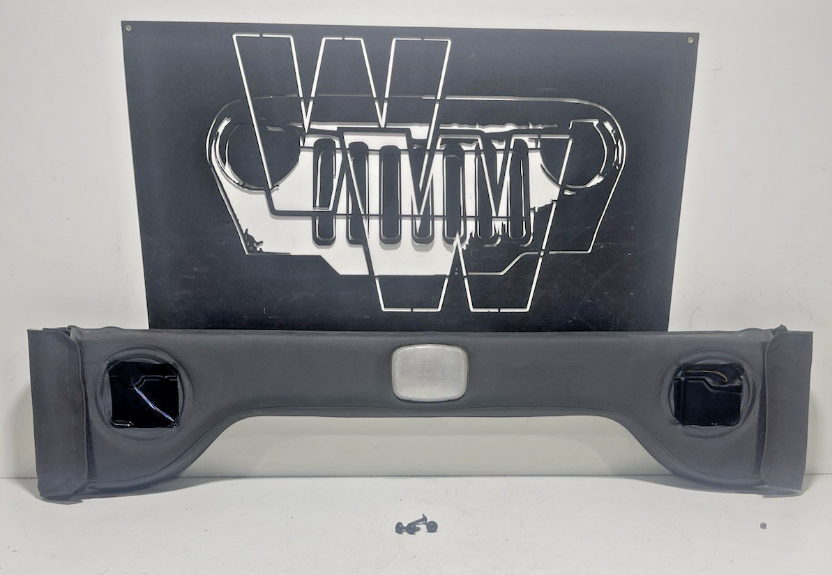 97-02 Jeep TJ Wrangler Factory Overhead Speaker Sound Bar Dome Light NO SPEAKERS