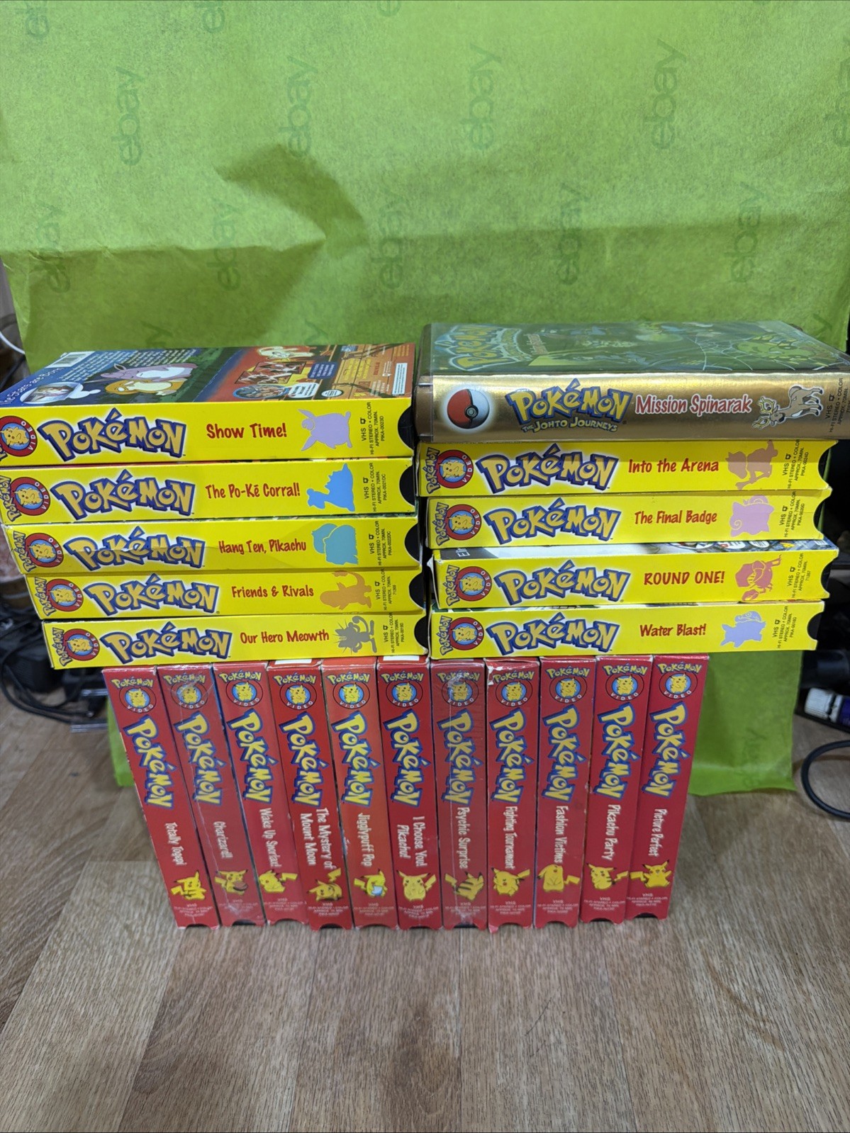 Vintage Pokémon VHS Lot of 21 Tapes & Vintage VHS 1999 Viz Pioneer Vintage Pokémon VHS Lot of 21 Tapes & Vintage VHS 1999 Viz Pioneer