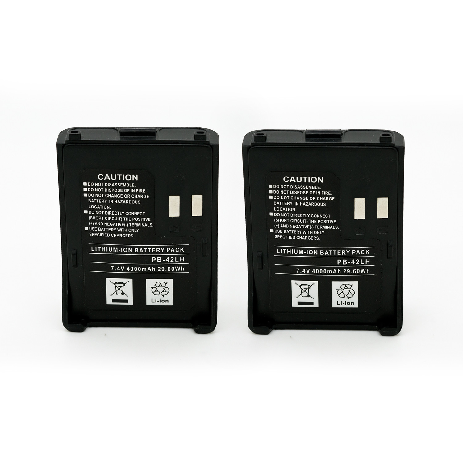 2x 7.4V 4000mAh Li-ion Battery for Kenwood PB-42, PB-42L, PB-42Li, PB-42XL 2x 7.4V 4000mAh Li-ion Battery for Kenwood PB-42, PB-42L, PB-42Li, PB-42XL