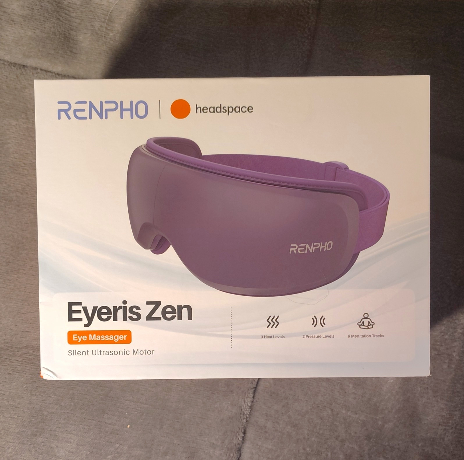 Authentic RENPHO x Headspace Eyeris Zen Meditation Eye Massager with Soothing He