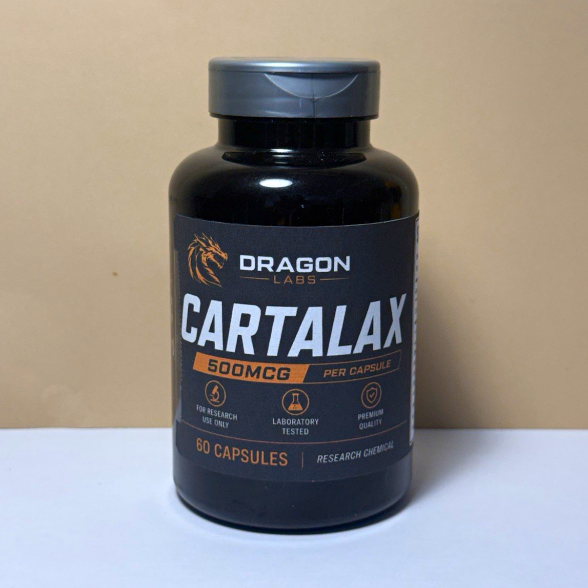 Dragon Labs Cartalax 500 mcg Capsules 60 Count Supplement Dragon Labs Cartalax 500 mcg Capsules 60 Count Supplement