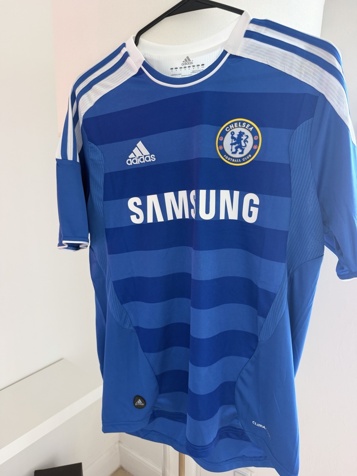 IN HAND 2011-12 Chelsea Drogba #11 Adidas Samsung Soccer Jersey Men’s M