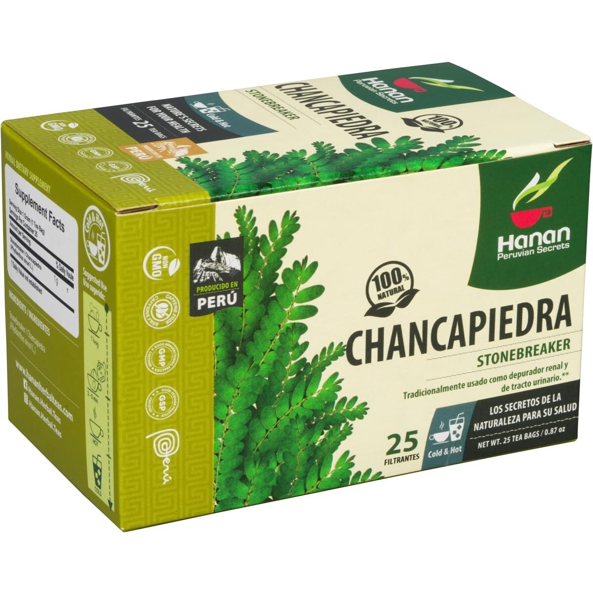 Chanca Piedra Tea Stone Breaker 25 Teabags Dried Chancapiedra Leaves from Peru Chanca Piedra Tea Stone Breaker 25 Teabags Dried Chancapiedra Leaves from Peru