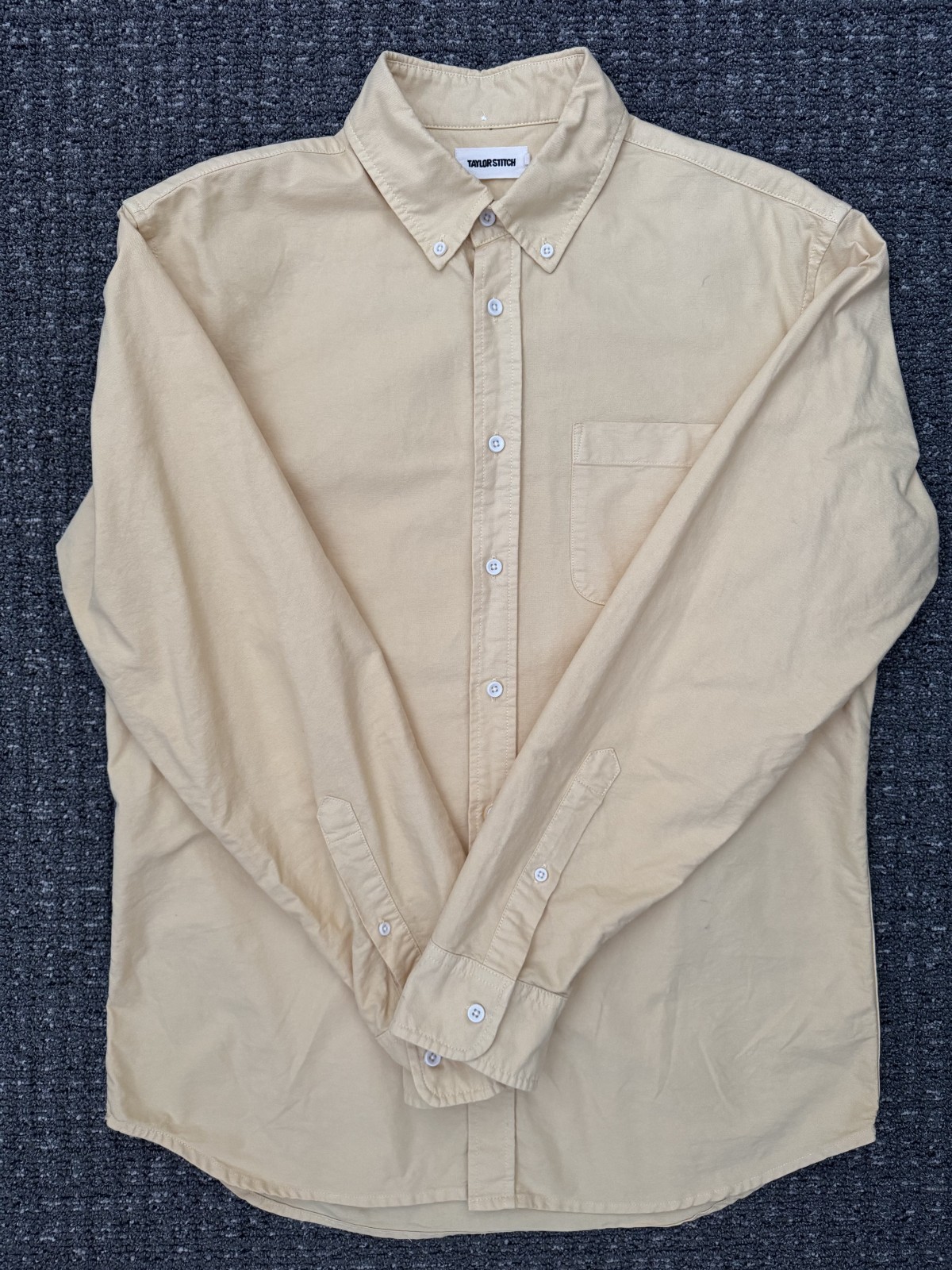 Taylor Stitch Sesame Button Down Shirt Mens 42 Large