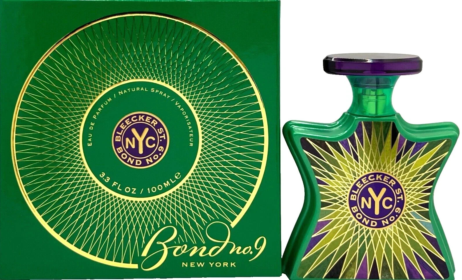 BOND No 9 BLEECKER STREET EAU DE PARFUM SPRAY UNISEX 3.3 Oz / 100 ml BRAND NEW