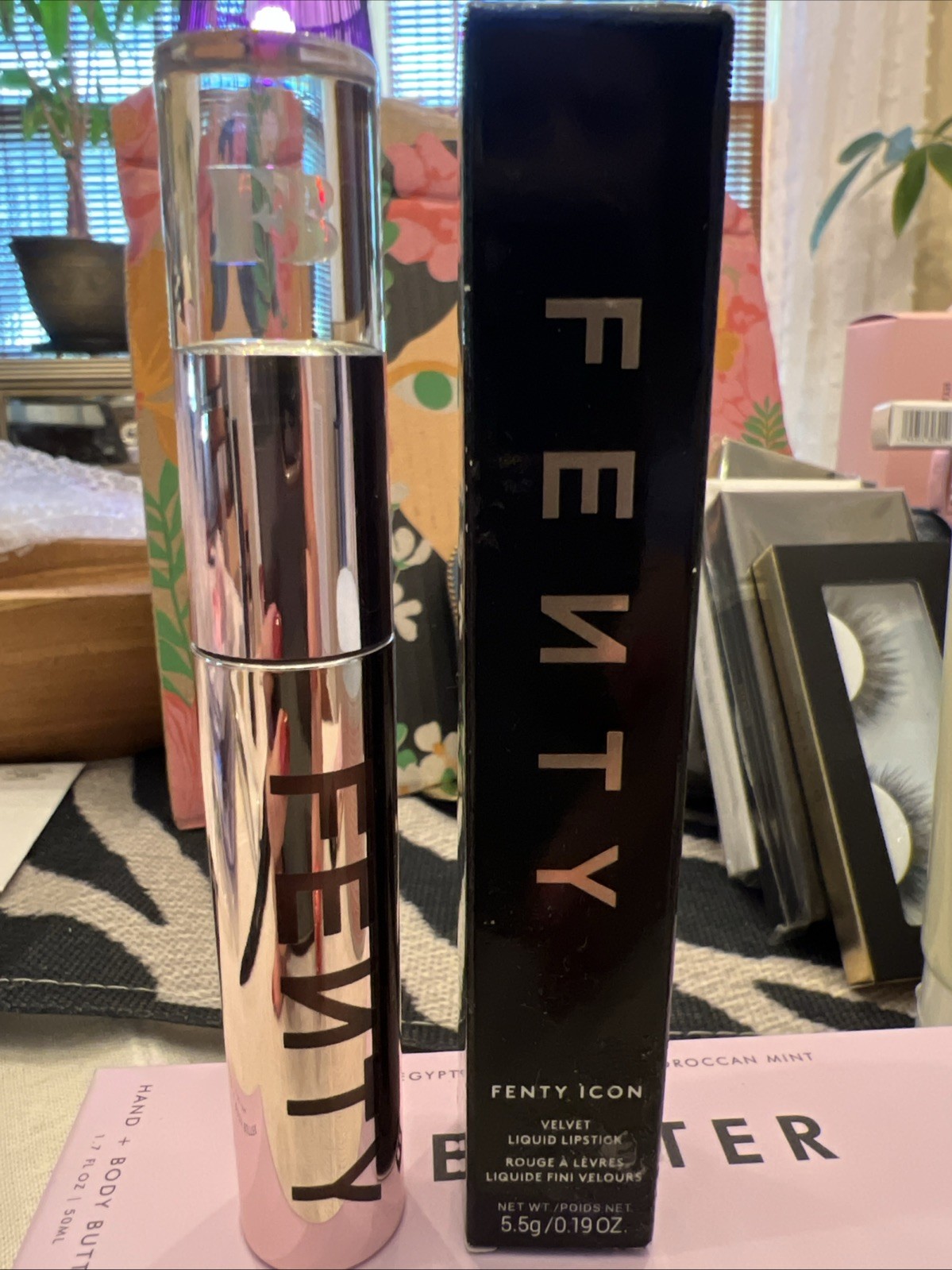 Fenty Beauty Fenty Icon Velvet Liquid Lipstick TRUTH FAIRY 09 Full Size New
