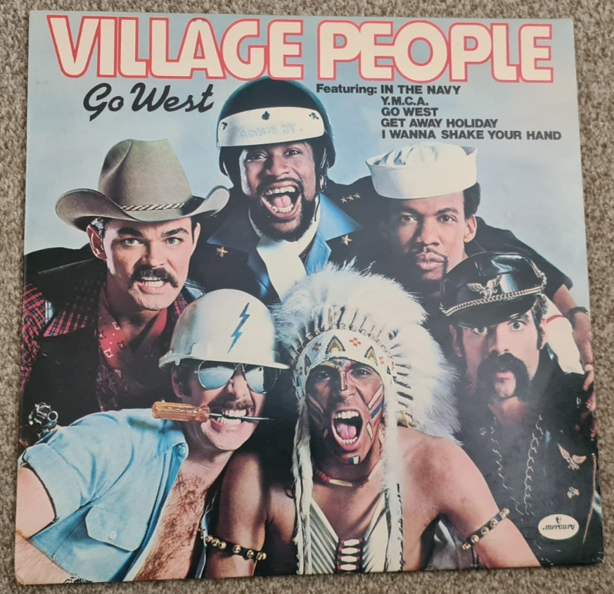 VILLAGE PEOPLE - GO WEST - VINYL ALBUM RECORD LP - EXCELLENT -9109 621.