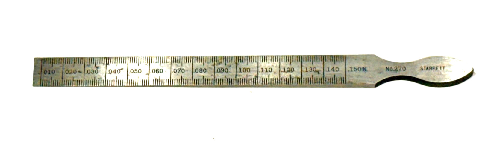 Vintage Starrett No. 270 Taper Gage 0.010 Vintage Starrett No. 270 Taper Gage 0.010