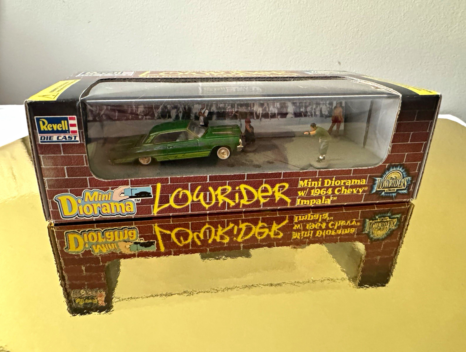 RARE Revell Lowriders 1964 Chevy Impala Mini Diorama 1:64 Die Cast New Sealed RARE Revell Lowriders 1964 Chevy Impala Mini Diorama 1:64 Die Cast New Sealed