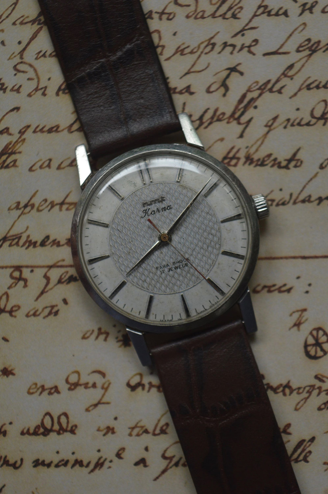 HMT Karna Stainless Steel Collectors Watch