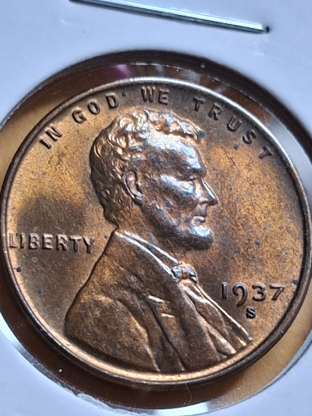 1937-S LINCOLN CENT. MS/ BU/ RED .CHOICE. FULL MINT LUSTER. 1937-S LINCOLN CENT. MS/ BU/ RED .CHOICE. FULL MINT LUSTER.