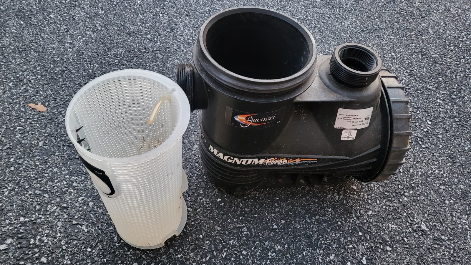 Trap/Pump Body, MAGNUM FORCE USED
