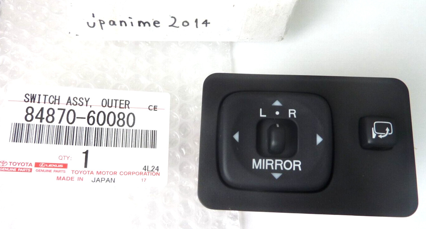 #Lexus Toyota Genuine LX470 LandCruiser Outer Mirror Adjusting Switch 8487060080