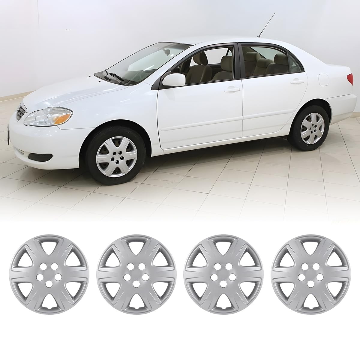15 Inch Hubcaps for Toyota Corolla 2005-2008