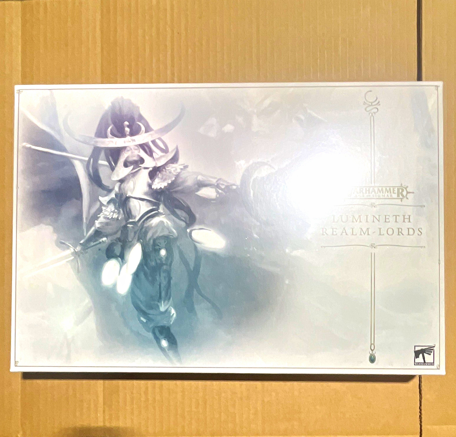 Games Workshop Warhammer Age of Sigmar Lumineth Realm-lords Box Set Unassembled Games Workshop Warhammer Age of Sigmar Lumineth Realm-lords Box Set Unassembled