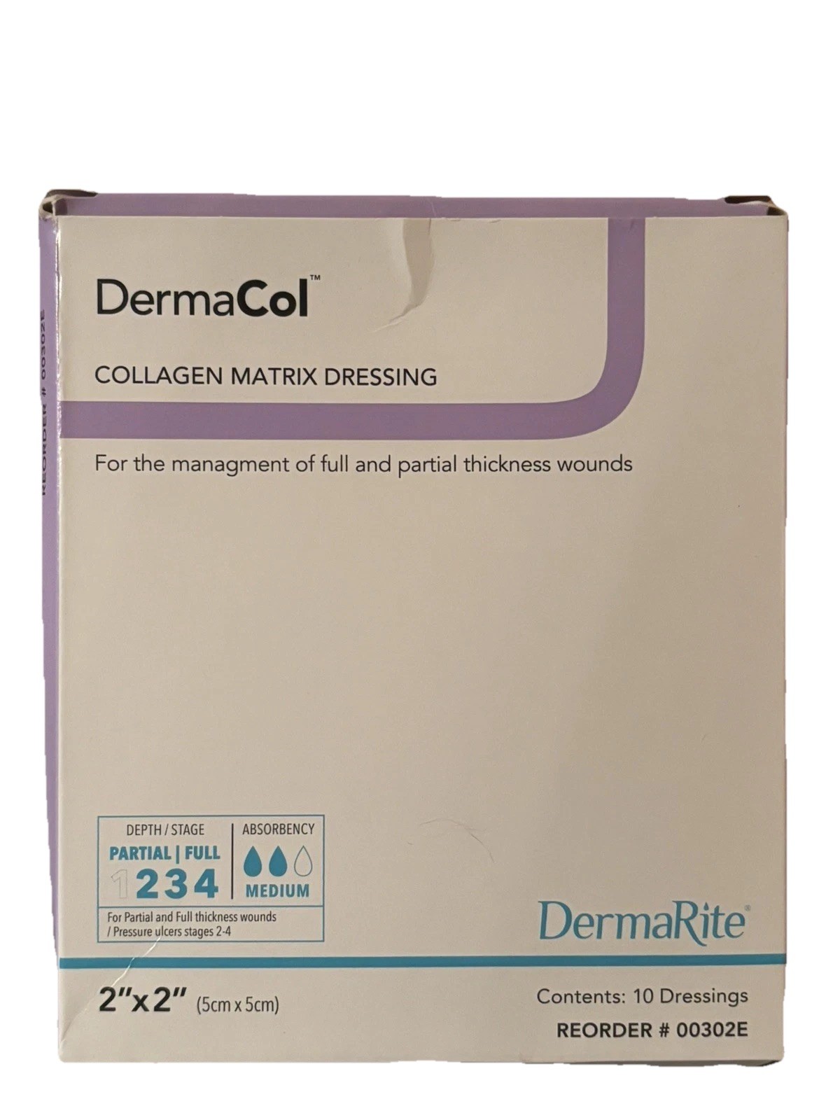 Dermacol Collagen Dressings, 10 Count comparable to Puracol