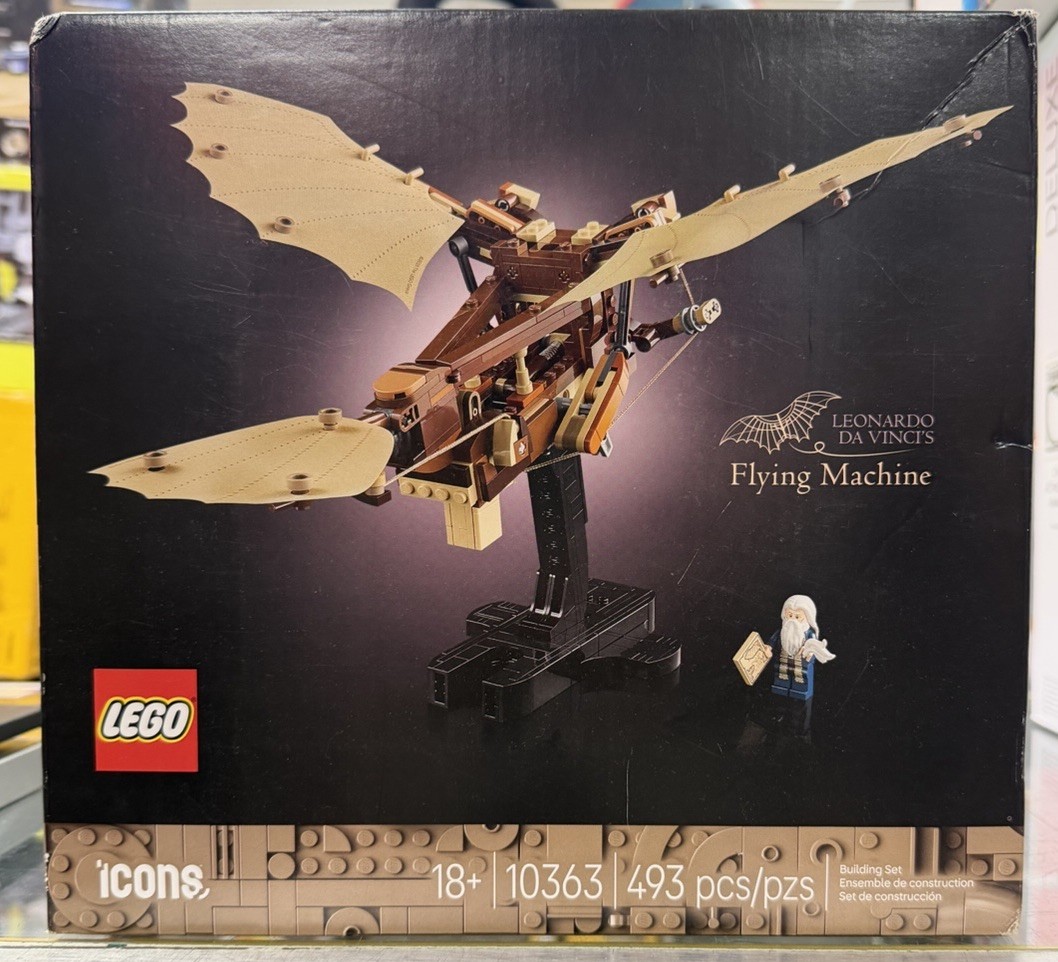 LEGO Icons: Leonardo Da Vinci\'s Flying Machine (10363) - 493pc Set....NEW