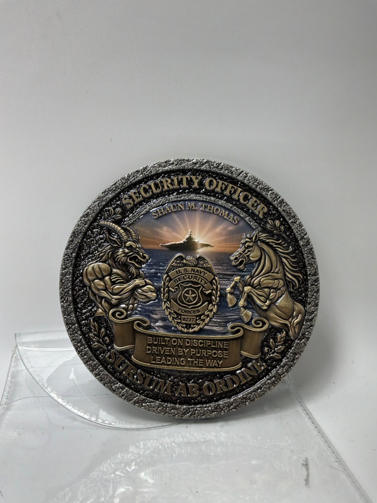 U.S. Navy Security Forces 3 inch Challenge Coin