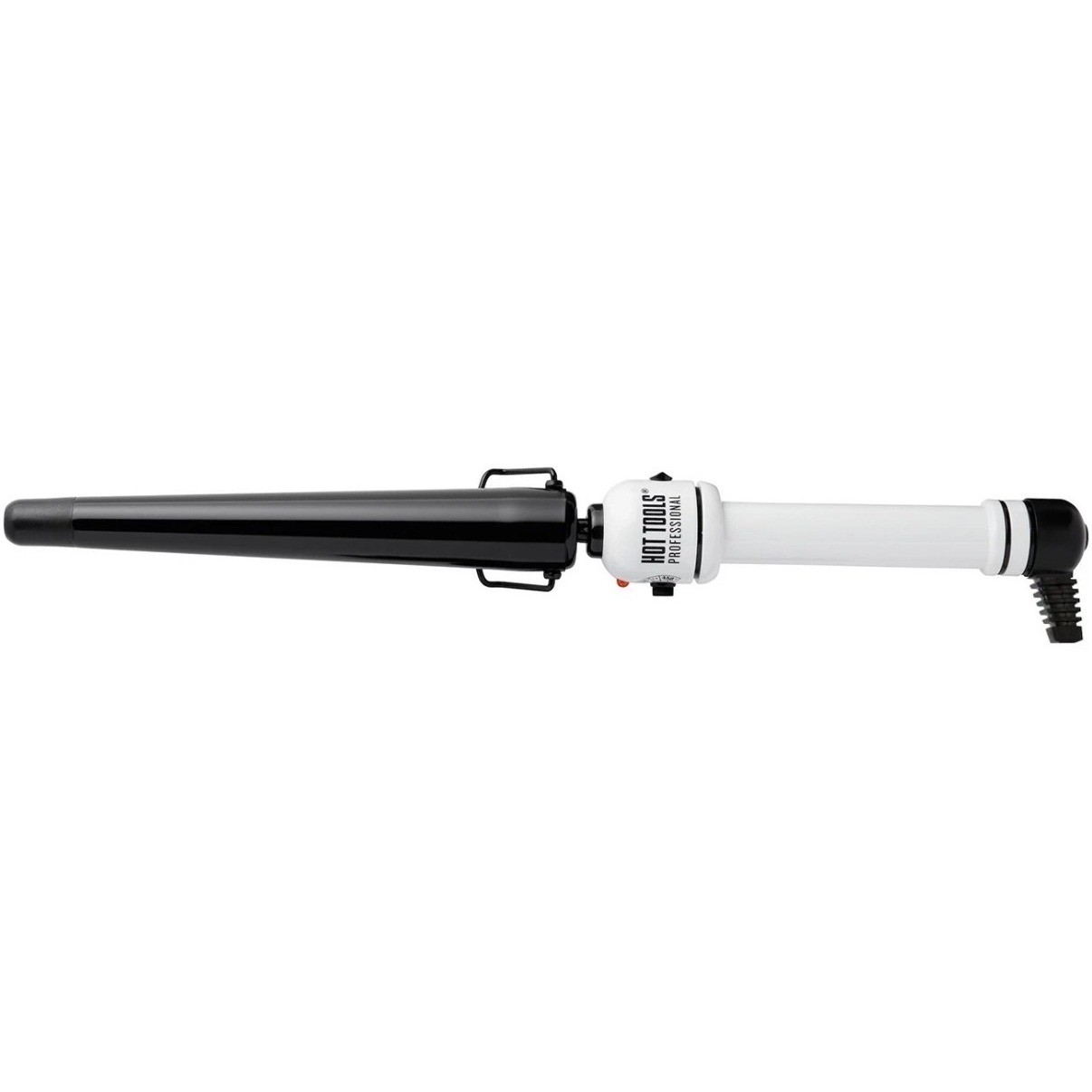 Hot Tools Professional Curling Wand White Black New Tapered 450F Hot Tools Professional Curling Wand White Black New Tapered 450F