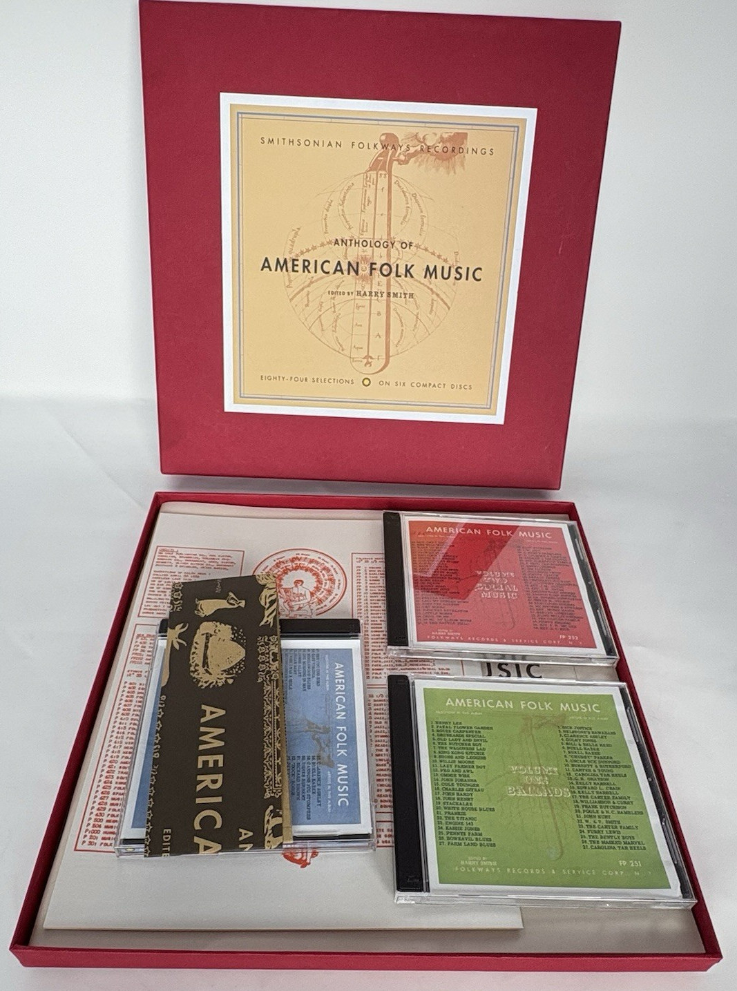 Anthology of American Folk Music 6 CD Box Set Harry Smith ~ Smithsonian Folkways