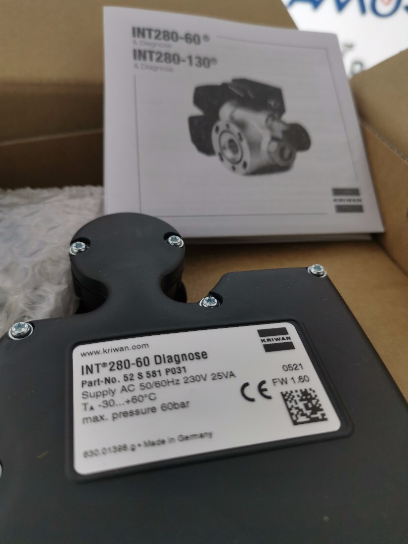 KRIWAN Oil Level Regulator INT280-60 Diagnose 52S 581 P031 52S581P031