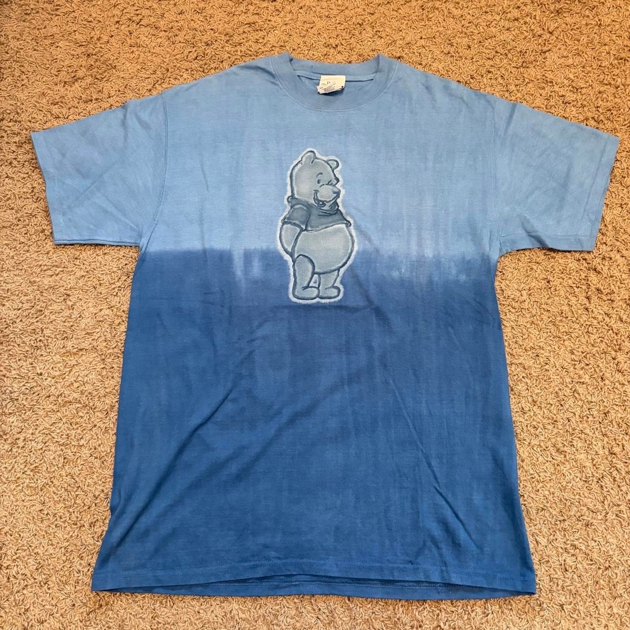 Vintage 90s Disney Store Winnie the Pooh Blue Tie Dye Graphic Tee Mens Medium Vintage 90s Disney Store Winnie the Pooh Blue Tie Dye Graphic Tee Mens Medium
