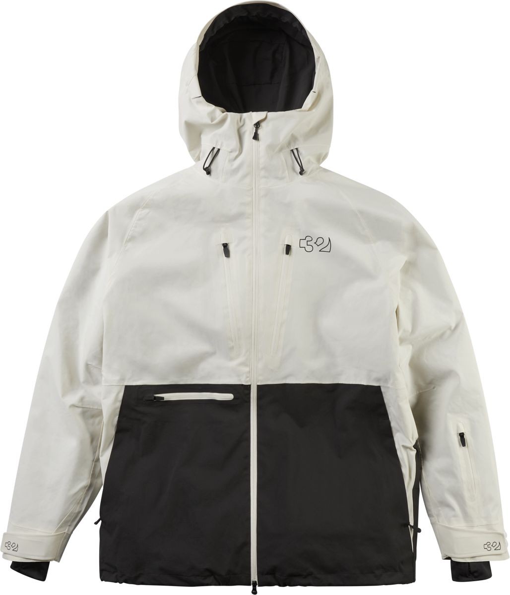 ThirtyTwo TM Recycled Men's Winter Jacket, Off White, Medium ThirtyTwo TM Recycled Men's Winter Jacket, Off White, Medium