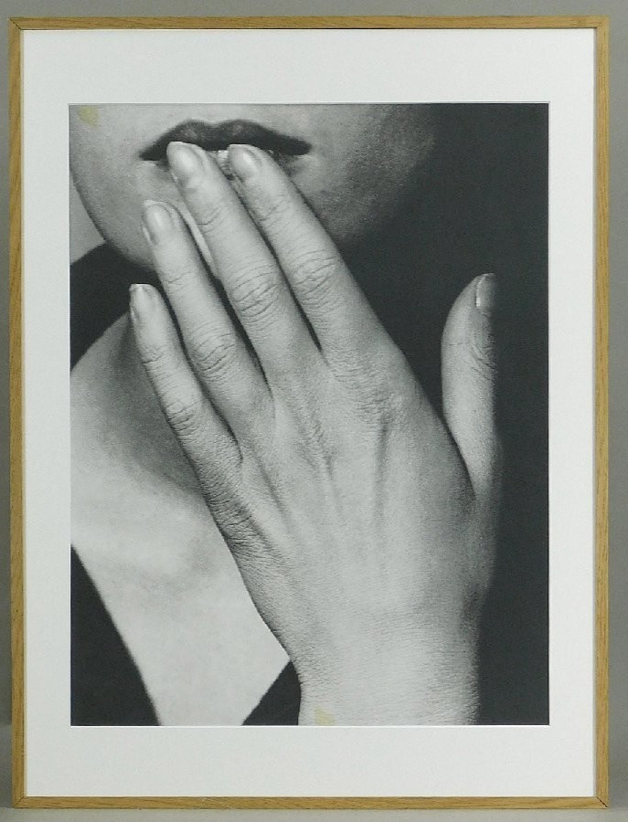 Man Ray Untitled 1931 Photolithograph Poster Framed Signature on Verso