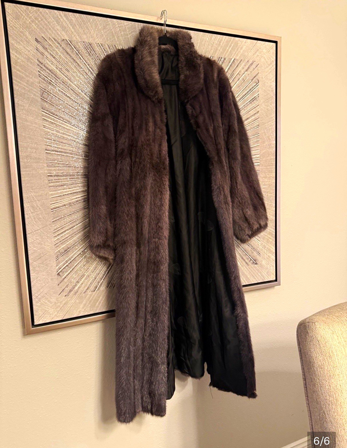 Women’s Long Gray Overcoat M/L Regular Fit Lined Collared Hook & Eye Women’s Long Gray Overcoat M/L Regular Fit Lined Collared Hook & Eye