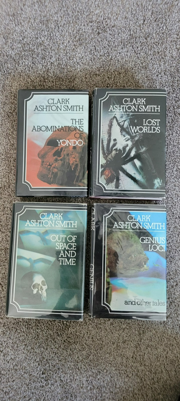 Rare Clark Ashton Smith – Set of 4 HCs in Original DJ’s Rare Clark Ashton Smith – Set of 4 HCs in Original DJ’s