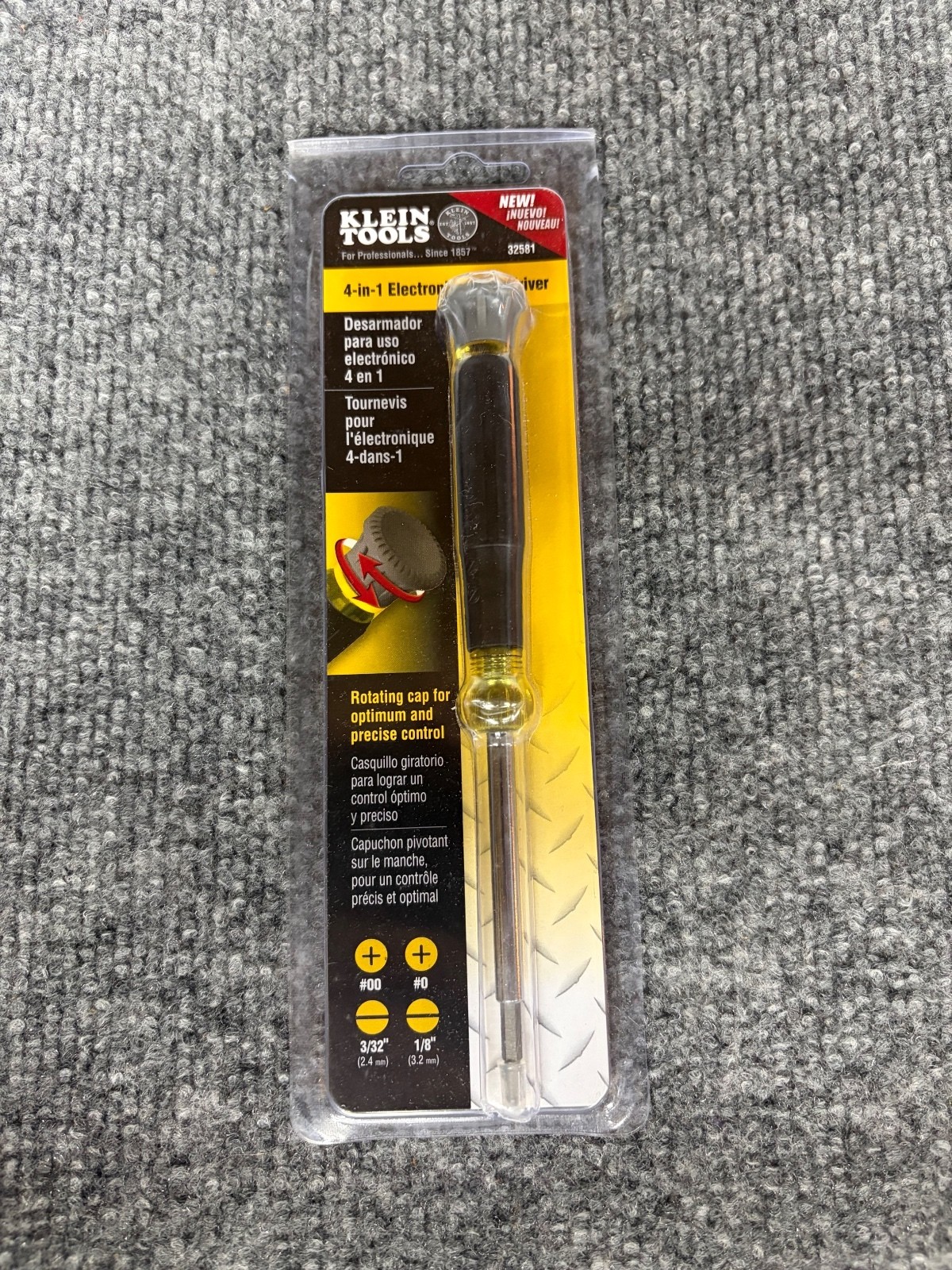 Klein Tools 4 IN 1 Electronic Screwdriver #32581 BRAND NEW Klein Tools 4 IN 1 Electronic Screwdriver #32581 BRAND NEW