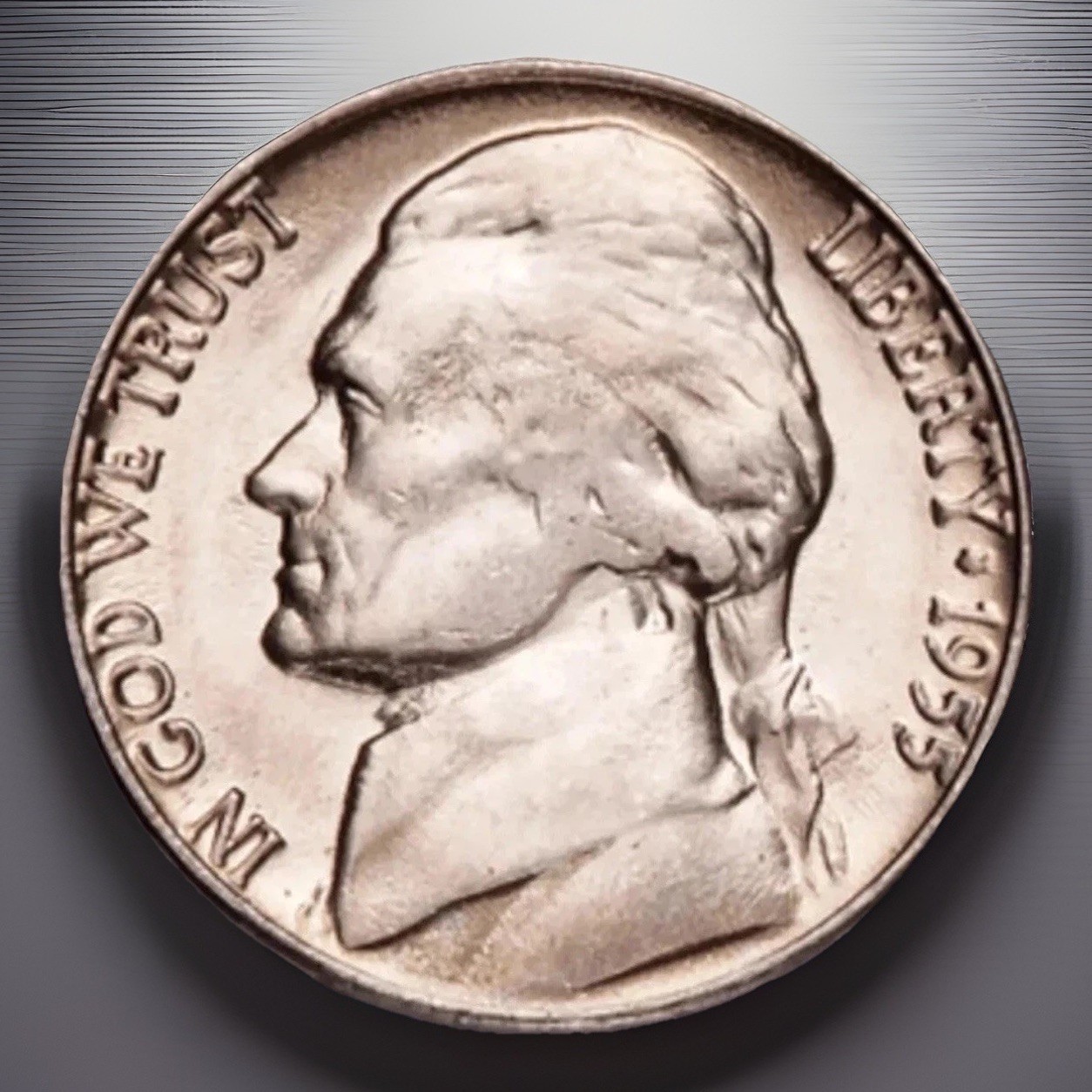 1955-D Jefferson Nickel GEM BU UNC From Original Roll Fast S&H W/Tracking