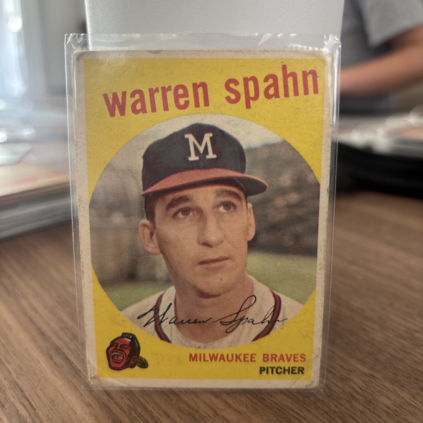 1959 Topps Baseball #40 Warren Spahn PR HOF 1959 Topps Baseball #40 Warren Spahn PR HOF