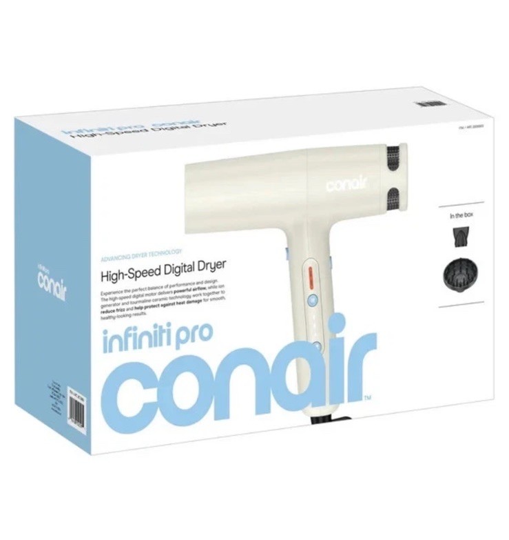 Conair InfinitiPRO 955CGD High Speed Digital Hair Dryer Blow Dryer NIB Open Box