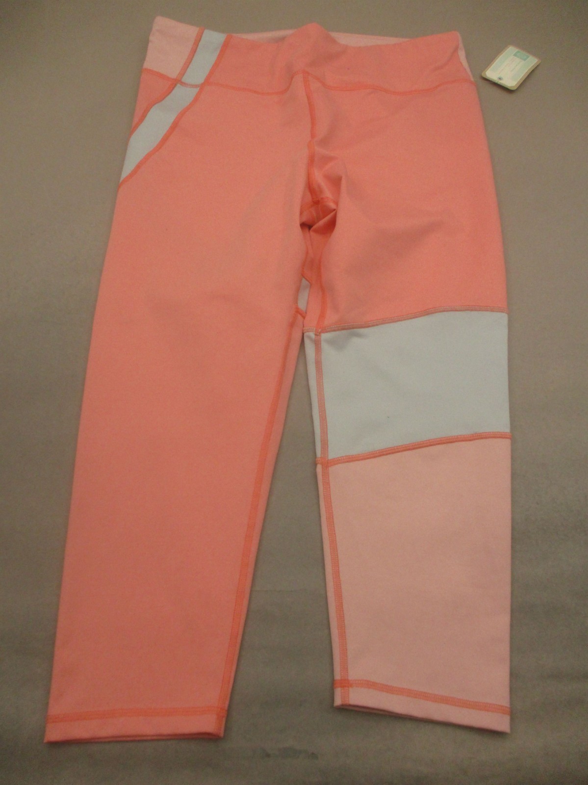 NWT Lou&Gray Size XL Womens Orange Compression Pull On Cropped Legging 790