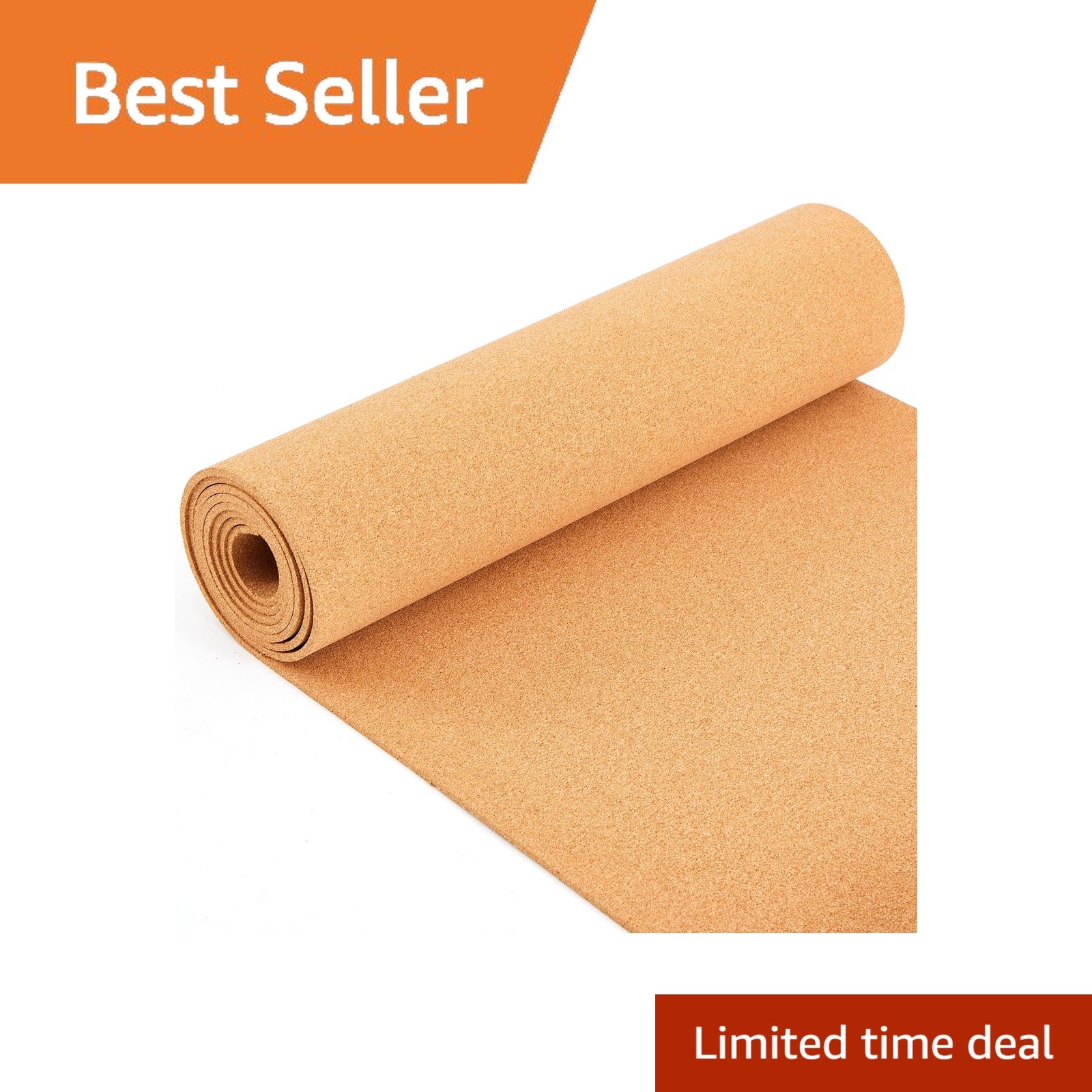 Pangda Multi-Purpose Cork Roll, Size 16in x 24ft, 1/8 Inch Thick Pangda Multi-Purpose Cork Roll, Size 16in x 24ft, 1/8 Inch Thick