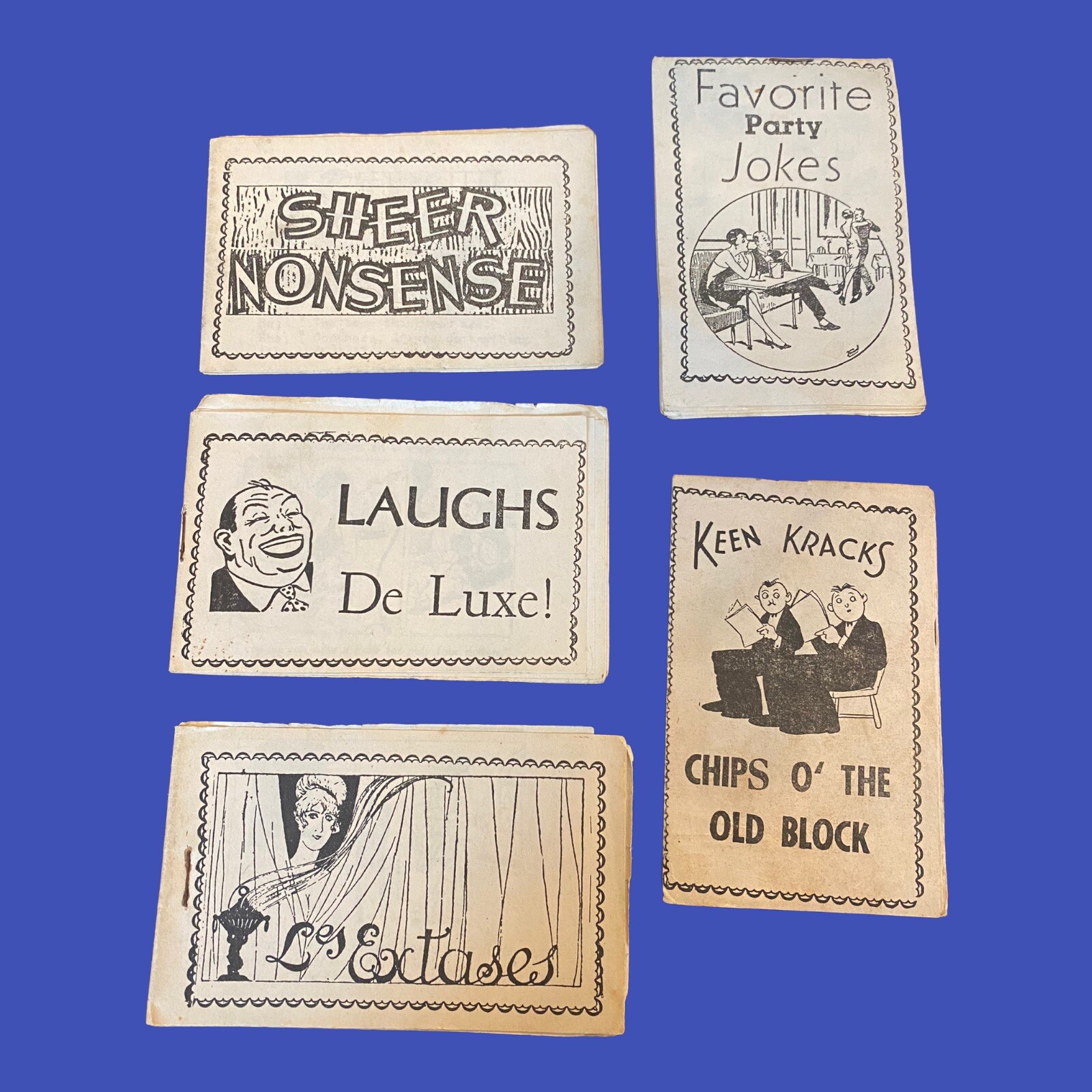 Vintage Cartoon Joke Booklets from 1944 by CEAGEE PUBLISHING COMPANY printed USA