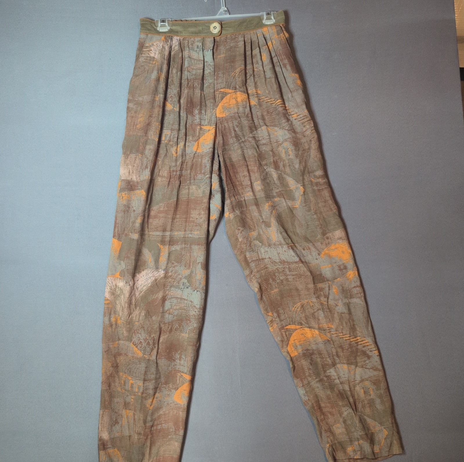 Dorothy Schoelen Platinum Pants Womens Sz 12 Brown