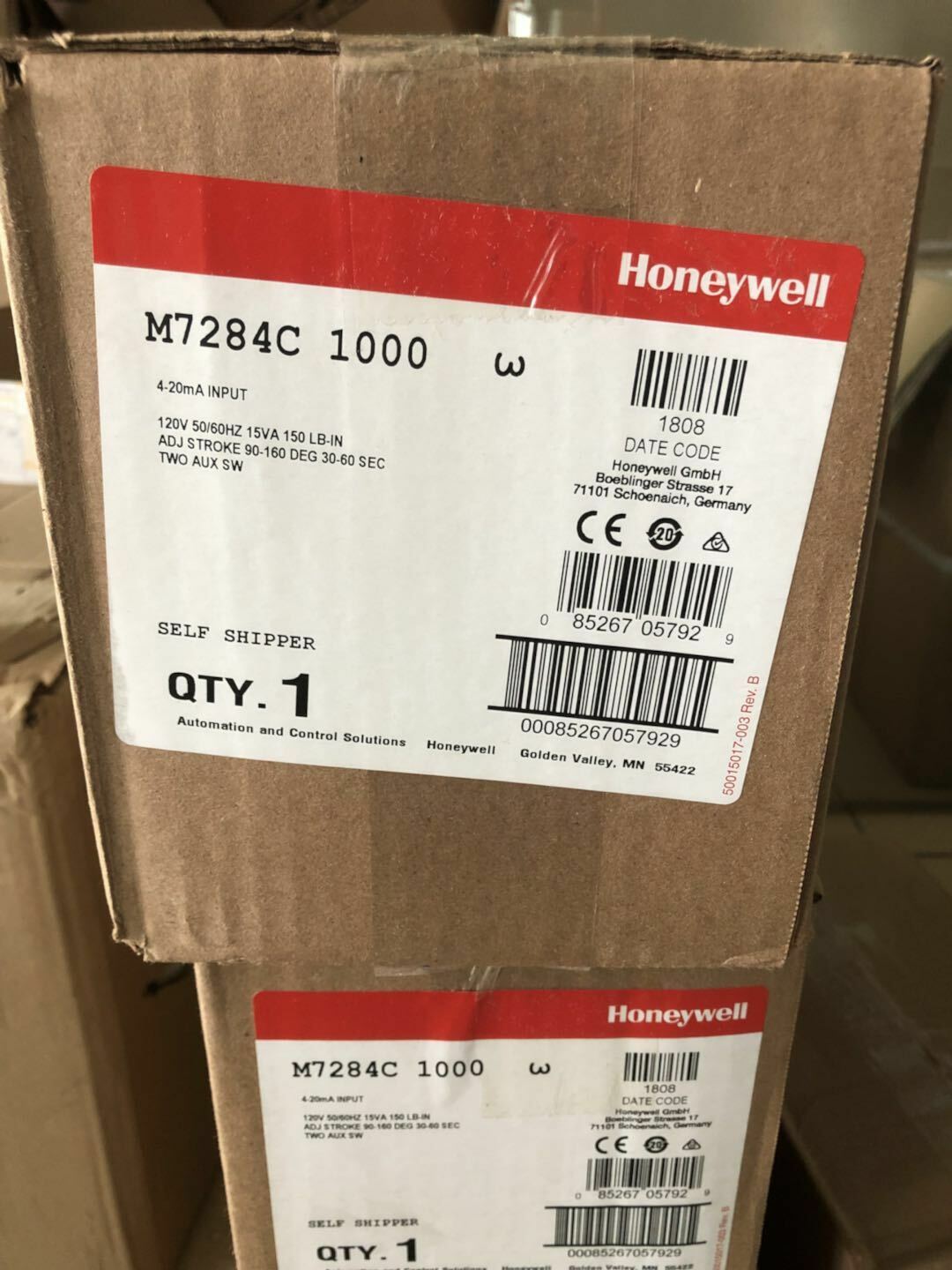 New Honeywell M7284C-1000 Modutrol Motor M7284C1000 Ship