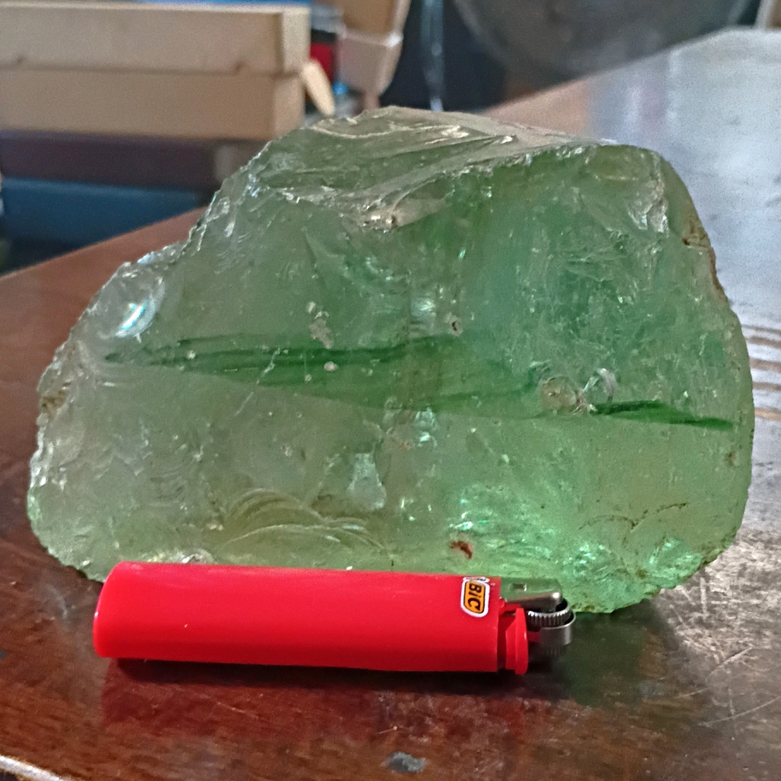 Large Aqua Green Andara Crystal Large Aqua Green Andara Crystal