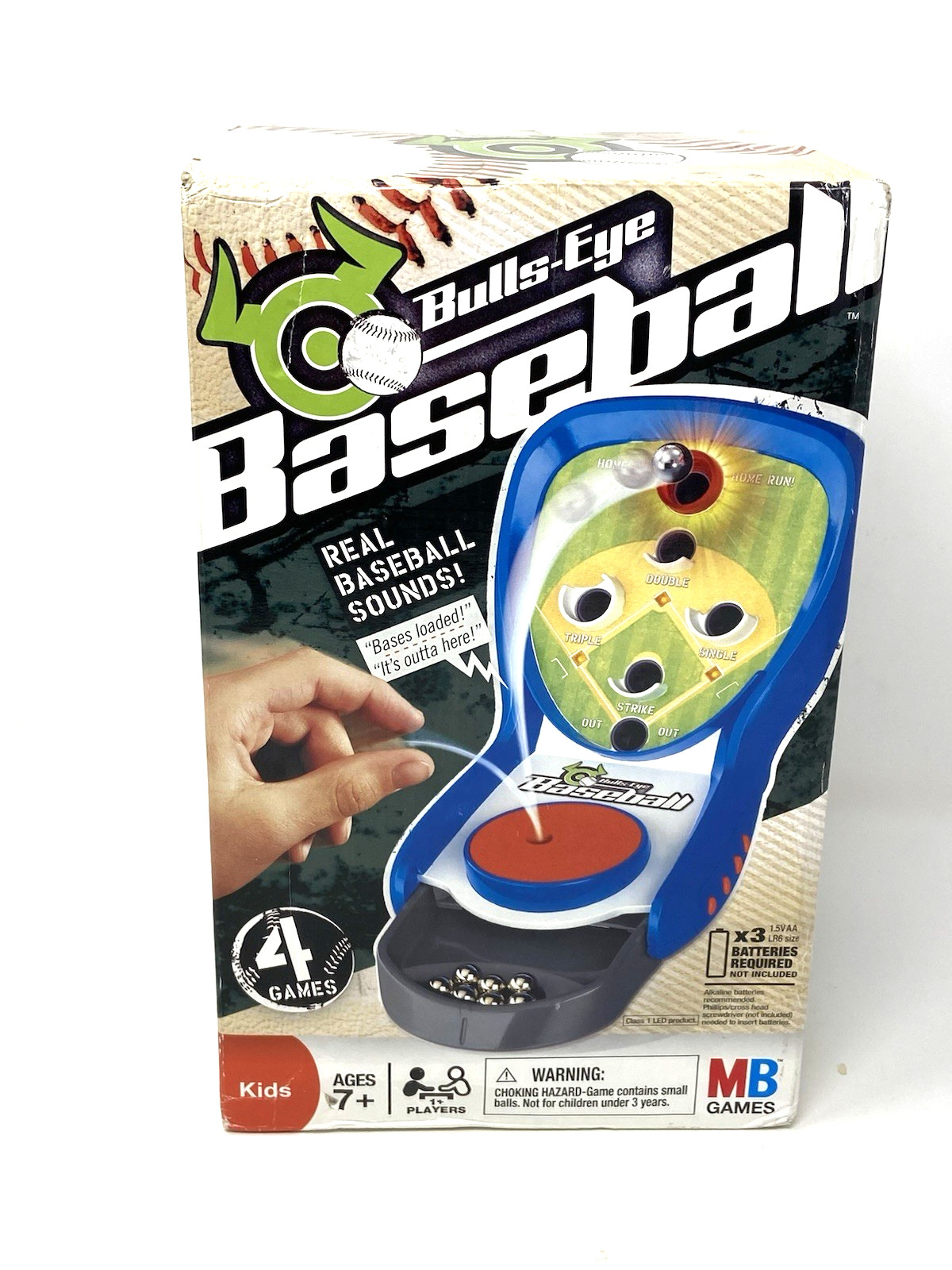 Hasbro Bulls Eye Baseball Tabletop Electronic Toy Game 4 MB Games ~ BRAND NEW Hasbro Bulls Eye Baseball Tabletop Electronic Toy Game 4 MB Games ~ BRAND NEW