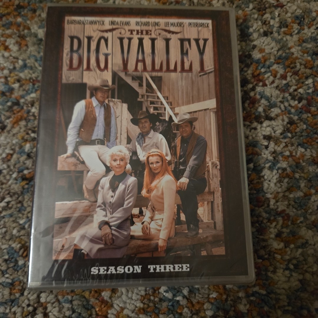 THE BIG VALLEY SEASON THREE (3), DVD Set, 26 Episodes, 22 Hours, Color, SEALED THE BIG VALLEY SEASON THREE (3), DVD Set, 26 Episodes, 22 Hours, Color, SEALED