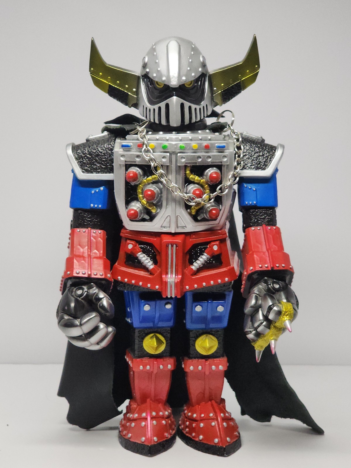 Mechnoiz Toys x JT2065 Black Ace 1/1 Sofubi Japan Deluxe Vinyl Figure W/Cape