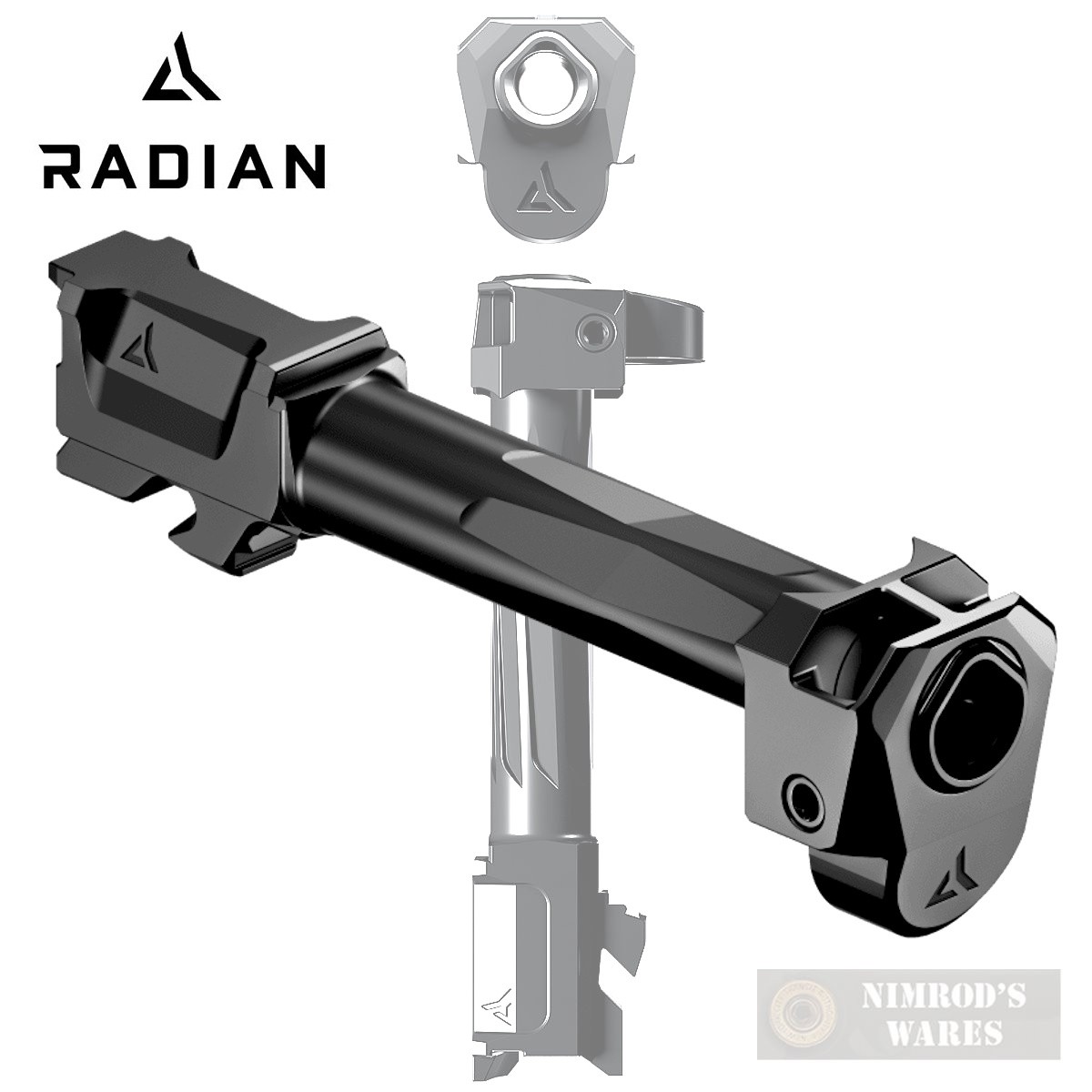 Radian AFTERBURNER + RAMJET Gen 5 G19 G19X G45 Compensator + Barrel G19G5-IL-RN