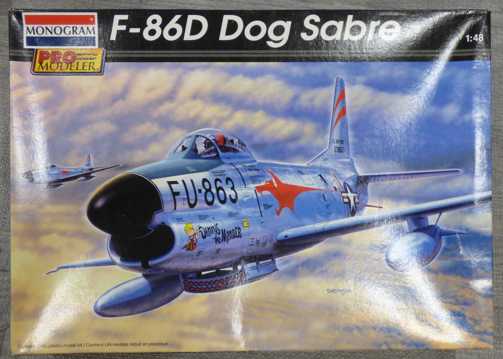 1/48 Monogram ProModeler F-86D Dog Sabre Kit - All Parts Sealed